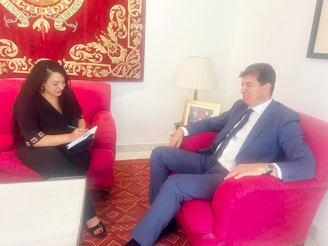Entretien de l’Ambassadeur d’Espagne en Tunisie avec Assabah News