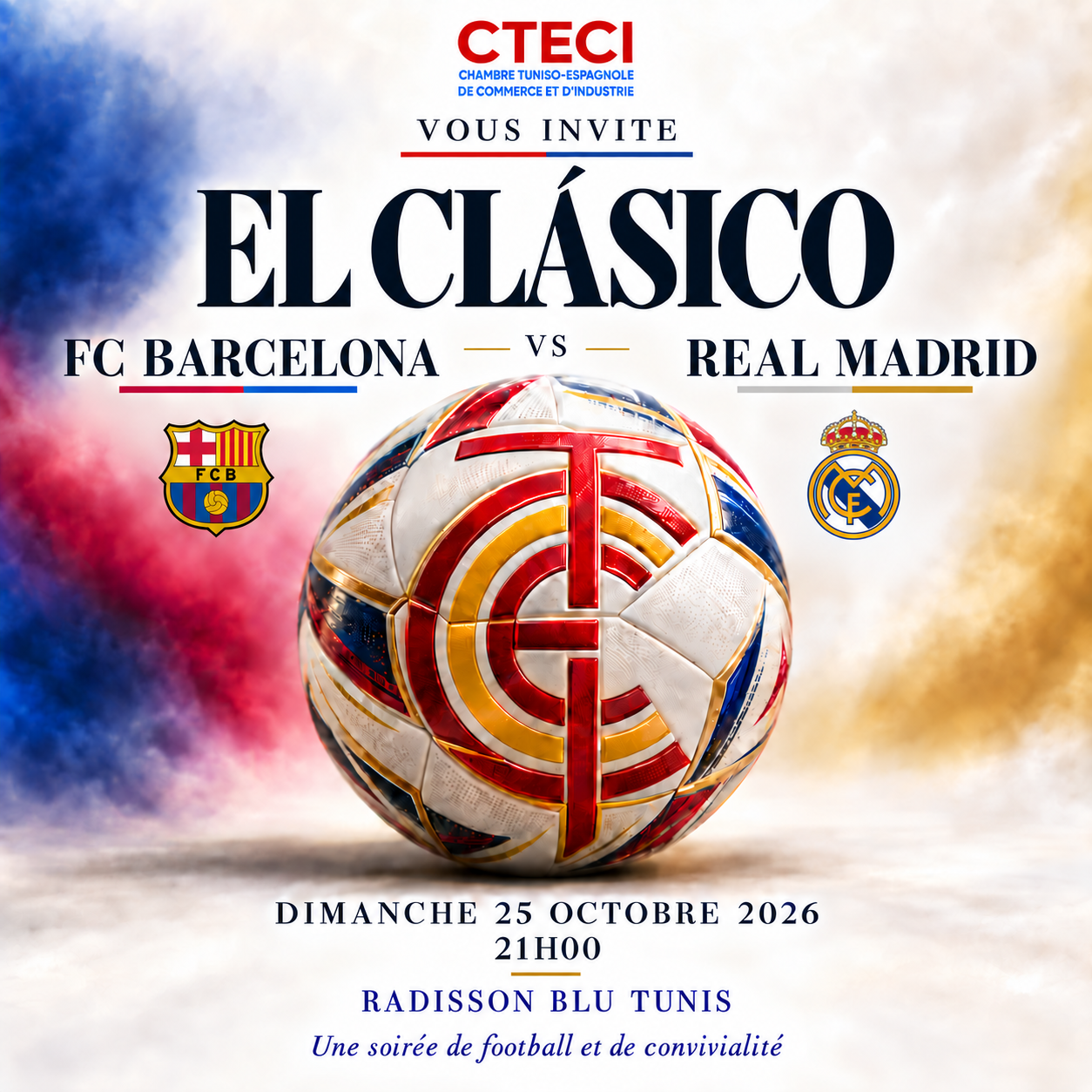 El Clásico avec la CTECI — FC Barcelona vs Real Madrid